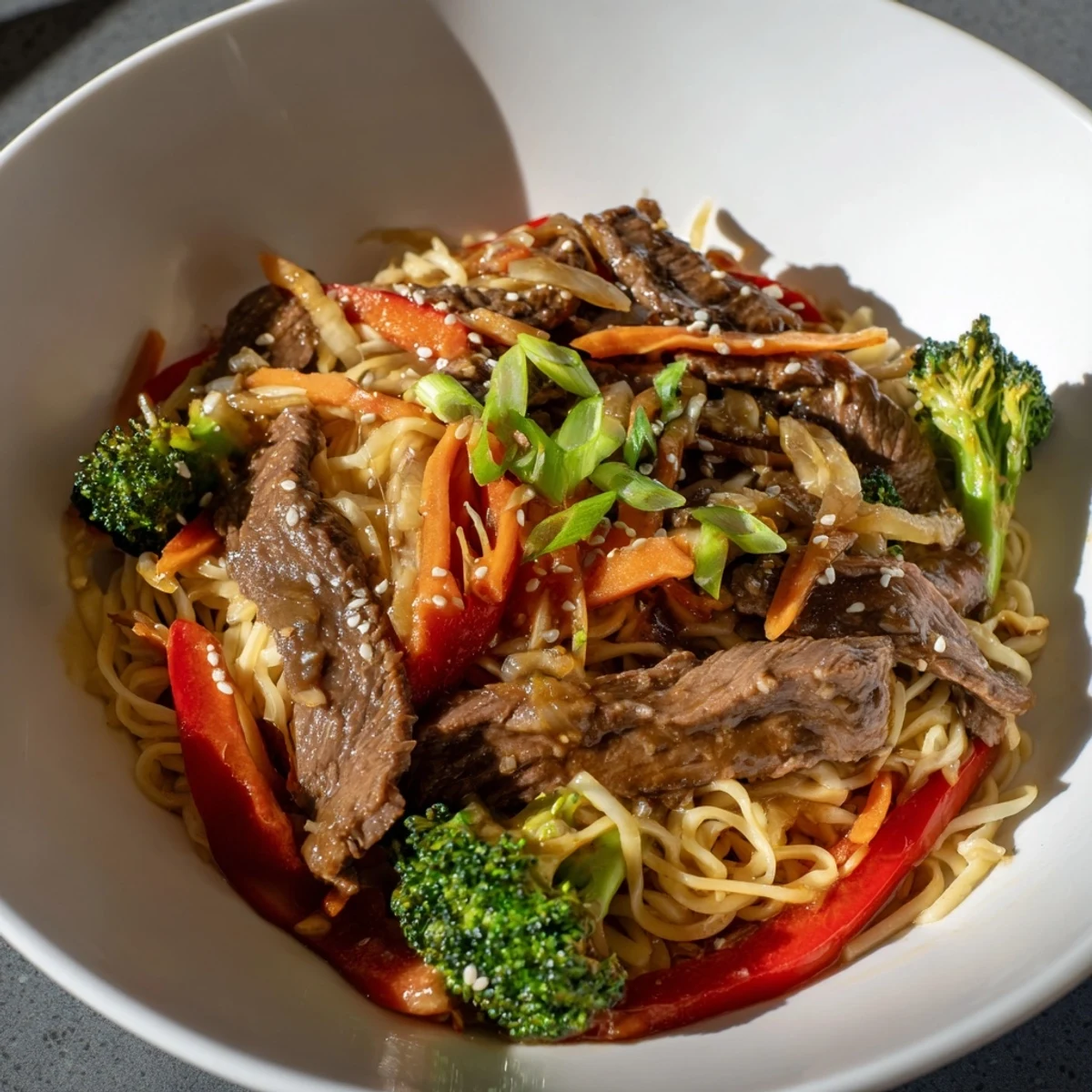 Easy Beef Stir-Fry Lo Mein