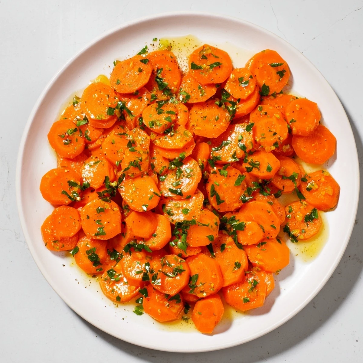 These Golden Honey-Glazed Carrots feature tender carrots glistening from a honey-butter coating, perfect side.