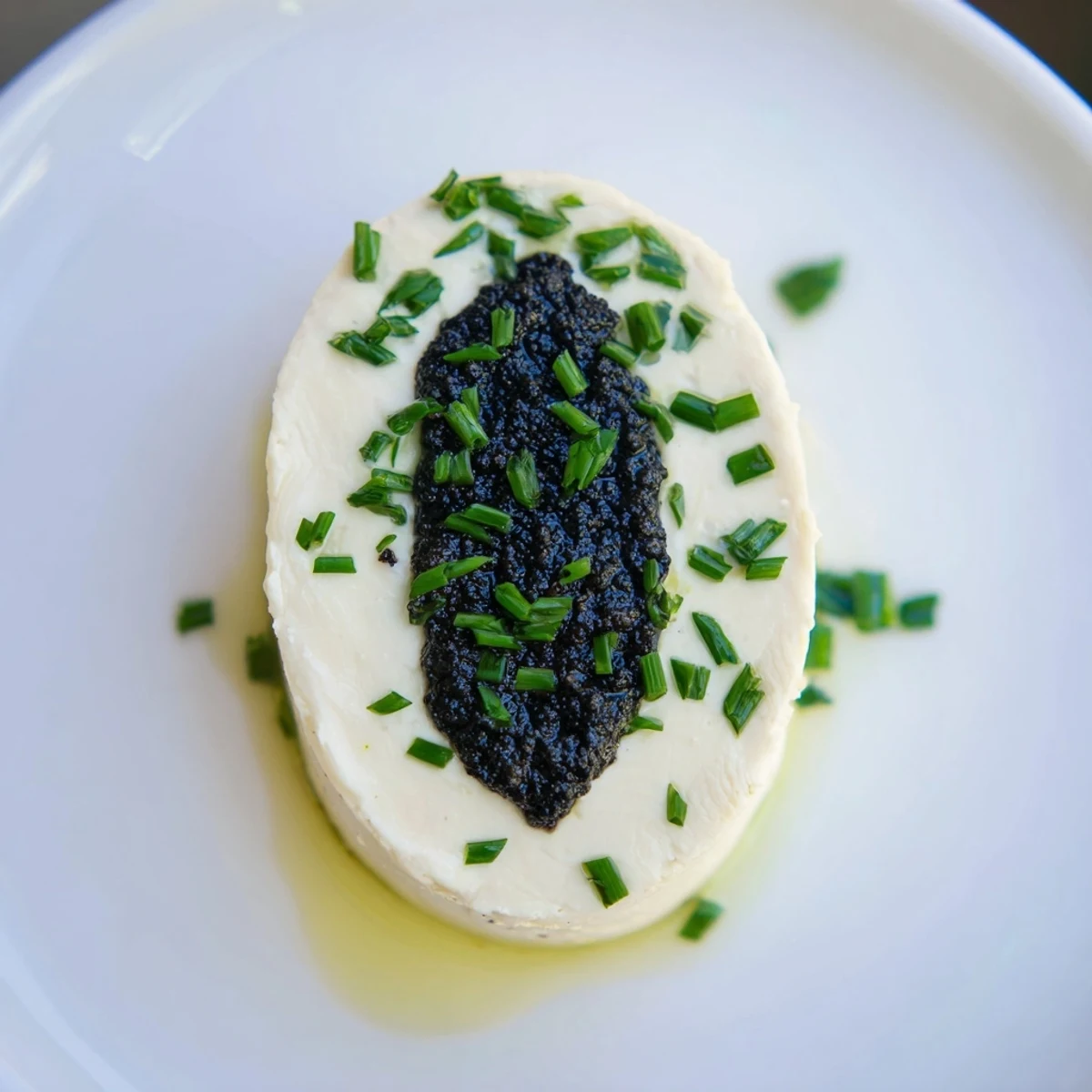 Creamy goat cheese and black olive tapenade star in this elegant Victorian Cameo appetizer.