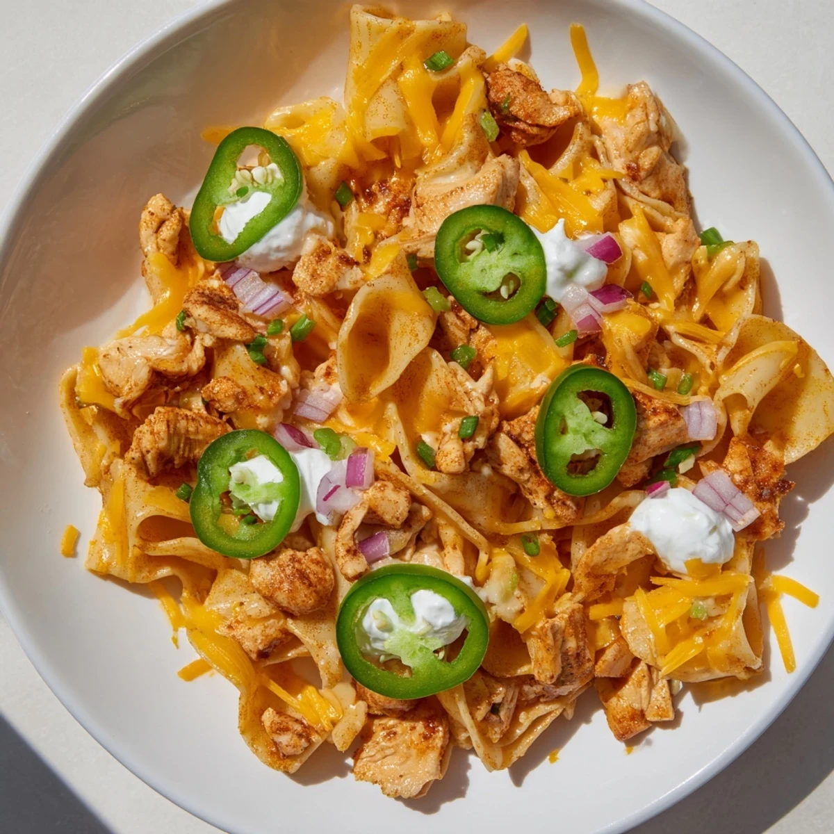 Pasta Chip Nachos