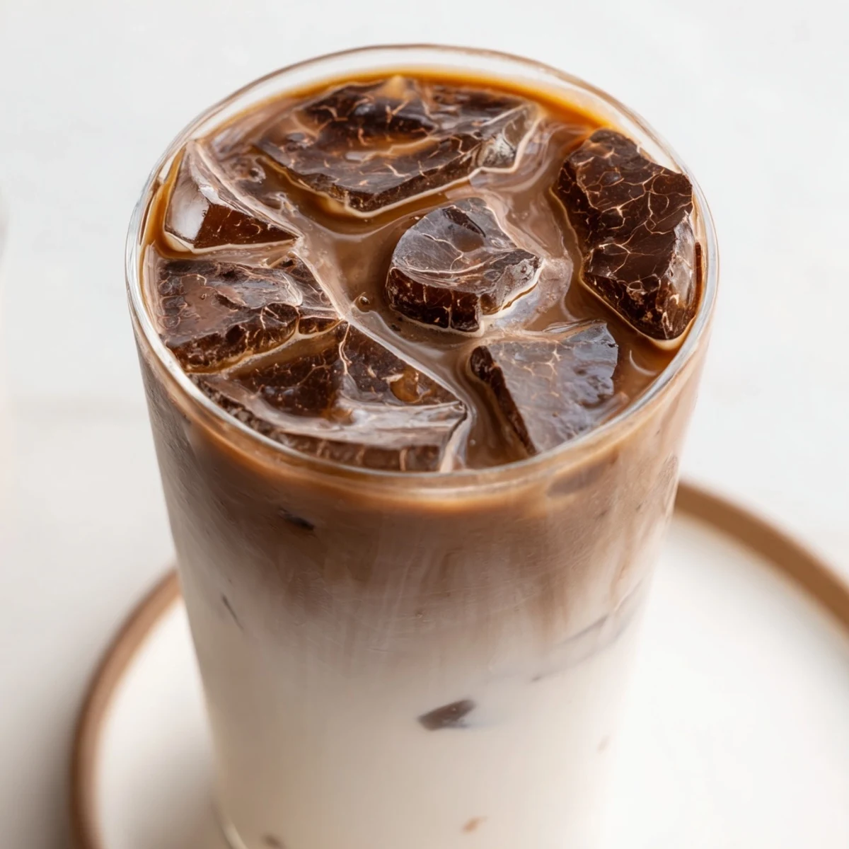 Chocolate Cracking Iced Latte