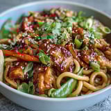 Sesame Chicken Noodle Bowl