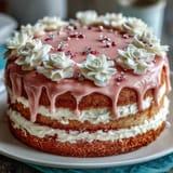 First Communion Cake White Roses