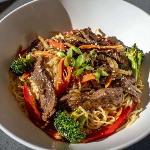 Easy Beef Stir-Fry Lo Mein