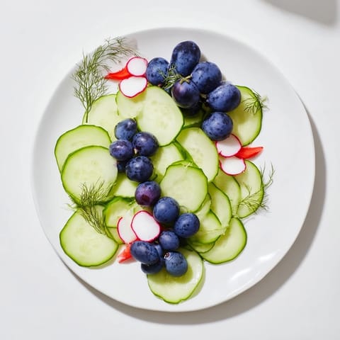 Peacock Tail Cucumber Grapes