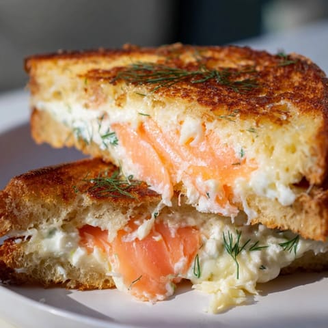 Smoked Salmon Grilled Cheese