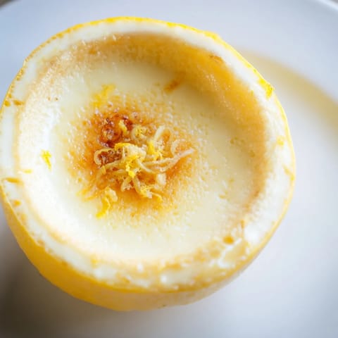 Lemon Brûlée Posset Dessert