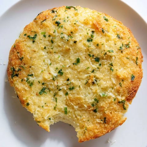Fluffy garlic Parmesan cloud bread toasts cooling on a wire rack, ready to be served with soup.
