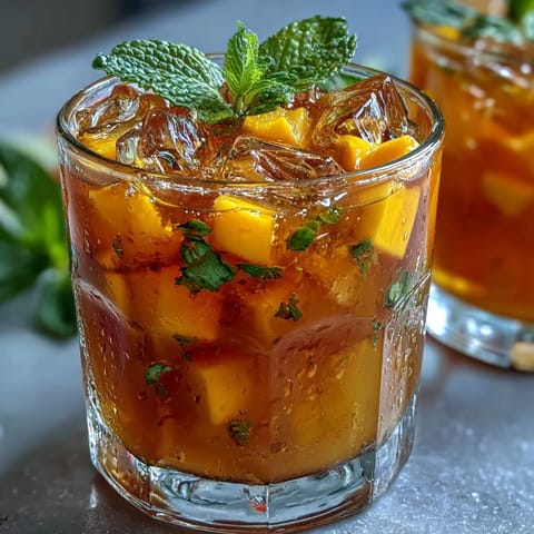 Mango Peach Iced Tea