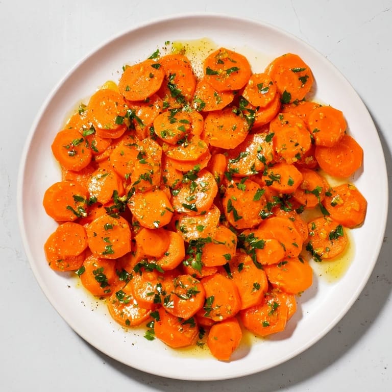 These Golden Honey-Glazed Carrots feature tender carrots glistening from a honey-butter coating, perfect side.