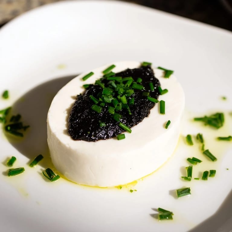 Sophisticated Victorian Cameo appetizer features creamy cheese and dark olive tapenade for an unforgettable bite.