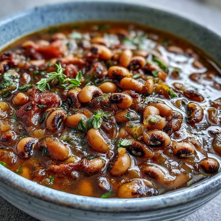 Creamy Frozen Black-Eyed Peas in a rich, aromatic sauce, perfect served alongside fluffy white rice or warm cornbread.