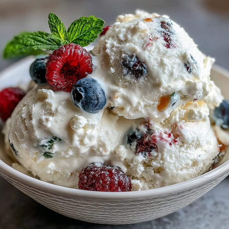 Viral TikTok Cottage Cheese Ice Cream, this healthy dessert is perfectly sweet and rich.