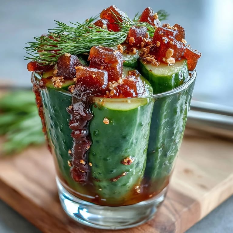 Viral Chamoy Pickle Kit in a Cup, a sweet, sour, spicy layered treat ready to eat.